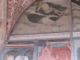 Chiostro - Ciclo vita San Benedetto - Abbazia di San Nazzaro o dei Santi Nazario e Celso a San Nazzaro Sesia