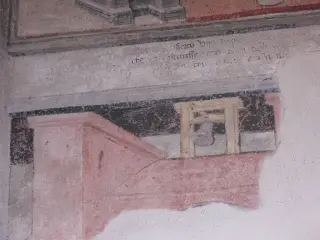 Chiostro - Ciclo vita San Benedetto - Abbazia di San Nazzaro o dei Santi Nazario e Celso a San Nazzaro Sesia