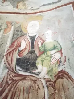 Affreschi - Chiesa di Santa Maria di Campagna a Garbagna Novarese