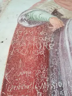 Scritte - Pieve di San Giovanni a Vespolate