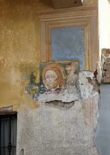 San Cristoforo in facciata - Oratorio di San Girolamo a NovaraFrazione Vignale