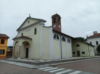Facciata - Parrocchiale di Santa Maria ad Nives a Briona