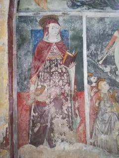 Affreschi - Chiesa Cimiteriale di Sant'Alessandro o San Pietro a Briona