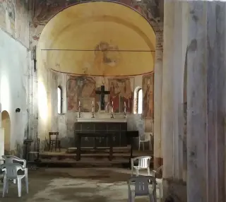 Abside interno - Chiesa Cimiteriale di Sant'Alessandro o San Pietro a Briona