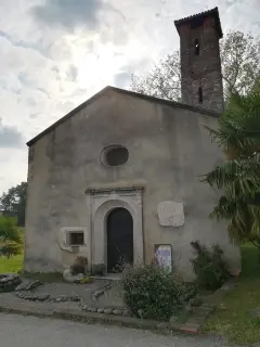Facciata - Oratorio o Chiesa di San Martino di Breclema a Romagnano Sesia