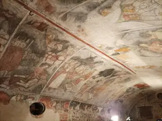 Affreschi - Cantina dei Santi a Romagnano Sesia