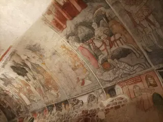 Affreschi - Cantina dei Santi a Romagnano Sesia