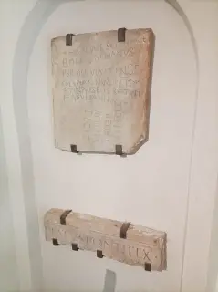 Lapidi - Pieve di Santa Maria di Naula a Serravalle SesiaFrazione Piane Sesia