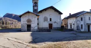 Vista - Parrocchiale o Chiesa di San Bonomio Abate a QuaronaFrazione Doccio