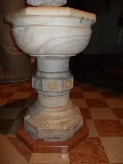 Battistero - V E M - Parrocchiale della Madonna del Rosario a Bernezzo