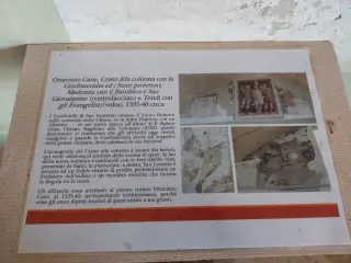 Pannello illustrativo - Chiesa di San Gottardo a Camino