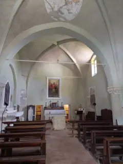 Interno - Chiesa di San Gottardo a Camino