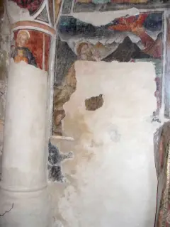 Parete Nord, san Francesco al deserto - Chiesa di San Giovanni Battista a Caraglio