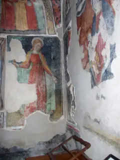 Parete Nord,santa Caterina o Maddalena - Chiesa di San Giovanni Battista a Caraglio