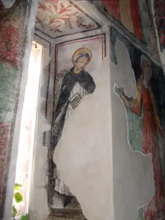 Sguancio finestra Nord, san Domenico - Chiesa di San Giovanni Battista a Caraglio