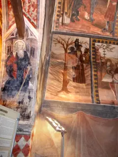 Aco trionfale lato Sud - sant'Antonio - Santuario di San Magno a Castelmagno