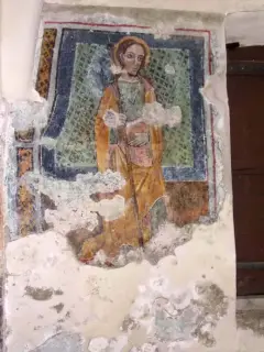 San Giacomo, particolare - Chiesa di San Pietro o San Peyre a Stroppo