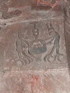 Sculture: diavoli - Parrocchiale di Santa Maria Assunta a ElvaFrazione Serre