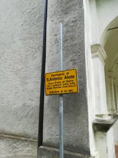 Cartello illustrativo - Chiesa di Sant'Antonio Abate de Monteperosio a Azeglio