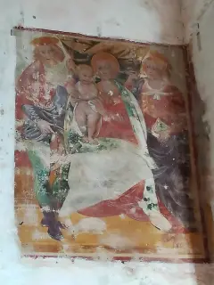 Madonna col Bambino - Oratorio di Santa Maria di Campagna a Barengo