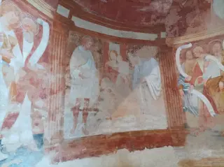 Affreschi - Chiesa o Oratorio dei Santi Vito e Modesto o di Santa Maria a Bellinzago NovareseFrazione Cavagliano