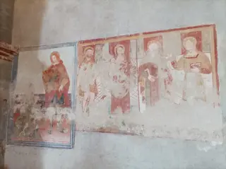 Affreschi - Chiesa o Oratorio dei Santi Vito e Modesto o di Santa Maria a Bellinzago NovareseFrazione Cavagliano