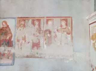 Affreschi - Chiesa o Oratorio dei Santi Vito e Modesto o di Santa Maria a Bellinzago NovareseFrazione Cavagliano