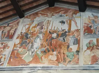 Affreschi - Chiesa o Oratorio dei Santi Vito e Modesto o di Santa Maria a Bellinzago NovareseFrazione Cavagliano