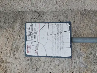 Pannello illustrativo - Chiesa di Santa Maria Assunta a SampeyreFrazione Villar