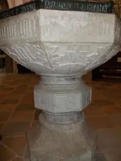 Fonte battesimale - Parrocchiale di Santa Maria Vergine Assunta a Scarnafigi