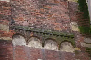Campanile particolare - Duomo o Cattedrale o Basilica di Sant'Evasio a Casale Monferrato