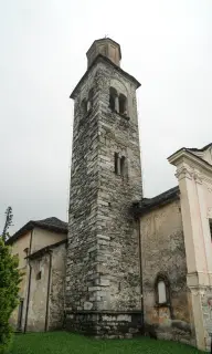 Campanile - Parrocchiale di Sant'Antonio Abate a AmenoFrazione Vacciago