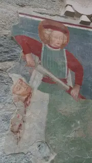 Affresco - Parrocchiale di Sant'Antonio Abate a AmenoFrazione Vacciago