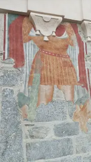 Affresco - Parrocchiale di Sant'Antonio Abate a AmenoFrazione Vacciago