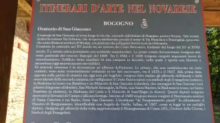 Pannello illustrativo - Oratorio di San Giacomo a Bogogno