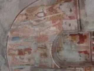 Madonna col Bambino e San Sebastiano - Cappella di Sant'Antonio Abate a BorgosesiaFrazione Agnona