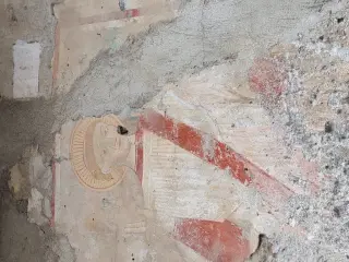 Affresco in facciata - Cappella di Sant'Antonio Abate a BorgosesiaFrazione Agnona