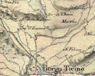 Carta degli Antichi Stati Sardi - Oratorio di San Giacomo a Borgo Ticino