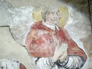 San Carlo Borromeo dettaglio - Chiesa di San Giovanni delle Conche a CalamandranaFrazione Valle San Giovanni