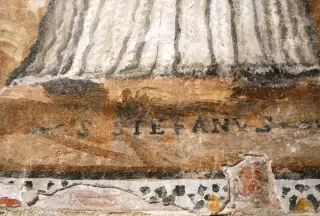 Santo Stefano dettaglio - Chiesa di San Giovanni delle Conche a CalamandranaFrazione Valle San Giovanni