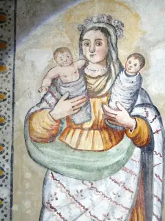 Santa Liberata dettaglio - Chiesa di San Giovanni delle Conche a CalamandranaFrazione Valle San Giovanni