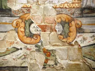 Iscrizione - Chiesa di San Giovanni delle Conche a CalamandranaFrazione Valle San Giovanni