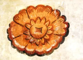 Catino absidale dettaglio - Chiesa di San Giovanni delle Conche a CalamandranaFrazione Valle San Giovanni