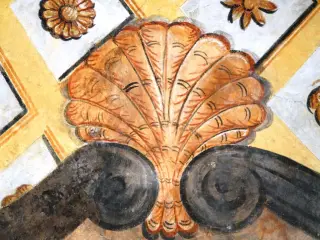 Catino absidale dettaglio - Chiesa di San Giovanni delle Conche a CalamandranaFrazione Valle San Giovanni