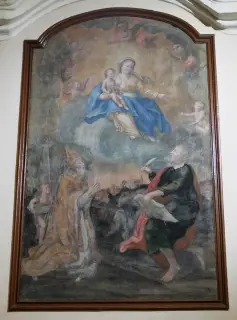 Madonna col Bambino, San Guido e San Giovanni Evangelista - Chiesa di San Giovanni delle Conche a CalamandranaFrazione Valle San Giovanni