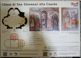 Pannello illustrativo - Chiesa di San Giovanni delle Conche a CalamandranaFrazione Valle San Giovanni