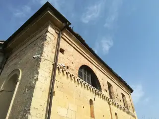 Fianco con archetti pensili - Chiesa di San Giorgio e Madonna delle Grazie a Casorzo
