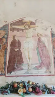 Croicifissione - Chiesa di San Pietro al Cimitero a Portacomaro