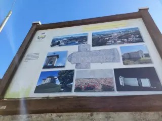 Pannello illustrativo - Chiesa di Santo Stefano e Santa Libera o Liberata a Rocca d'Arazzo