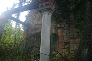 Resti cappella laterale - Cappella di San Michele a Passerano MarmoritoFrazione Primeglio